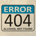 Error 404. Alcohol not found