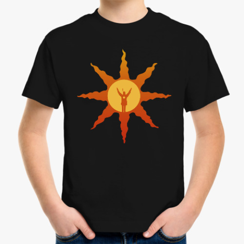 Детская футболка dark souls sun