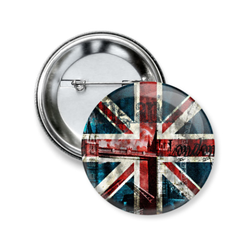 Значок 50мм union jack