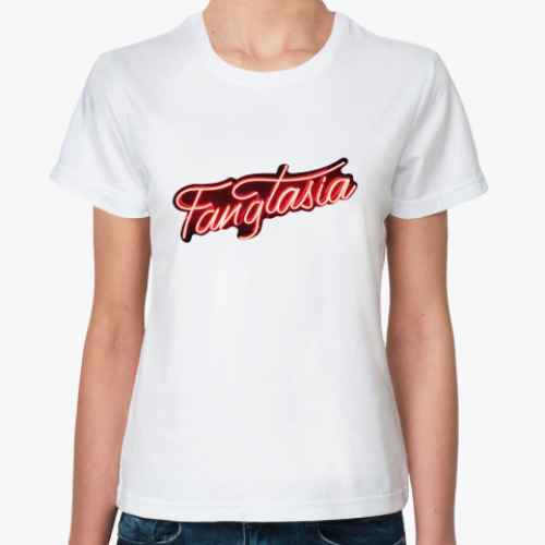 Классическая футболка True blood, fangtasia
