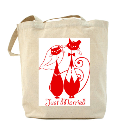 Сумка шоппер Just Married
