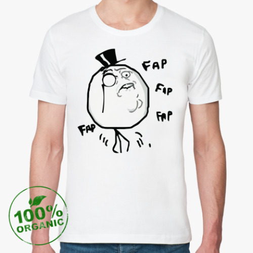 Футболка из органик-хлопка Fap Fap Face