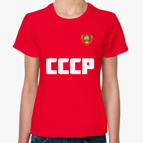 Женская футболка Сборная СССР
