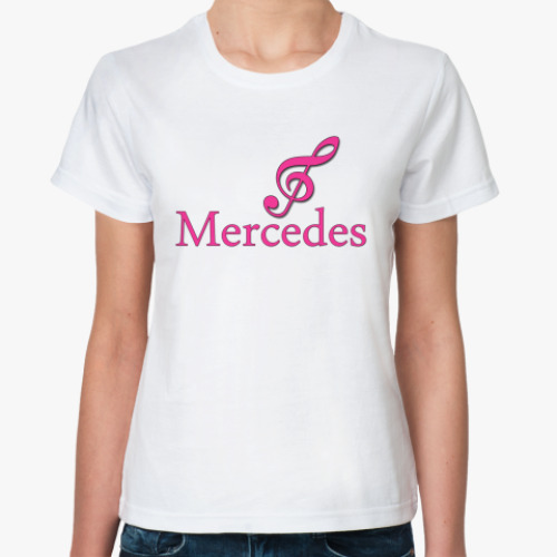 Классическая футболка  Mercedes