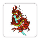 Дракон на бутылку схема. Катана с драконом тату. Тату японский дракон и катана. Дракон с катаной тату. Дракон вокруг катаны тату.