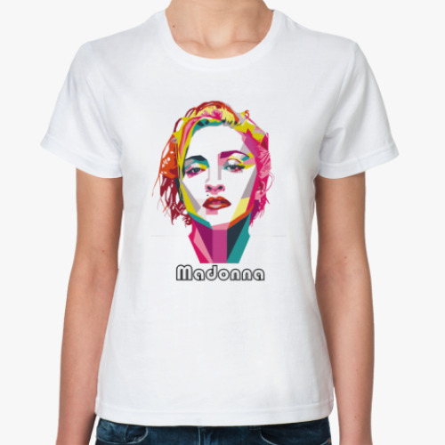 Классическая футболка Madonna Мадонна