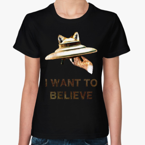 Женская футболка Fox Flying Object