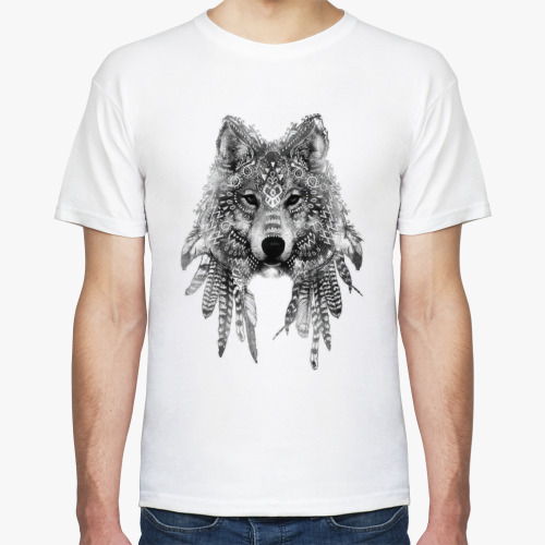 Футболка Тотем волка.Wolf Totem