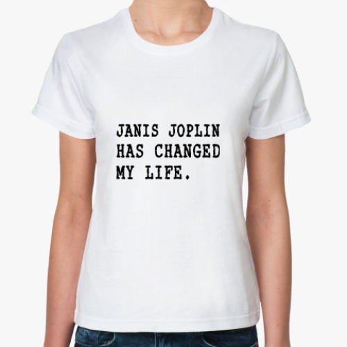 Классическая футболка  Janis