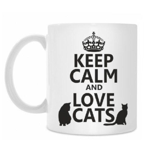 Кружка  Love cats.