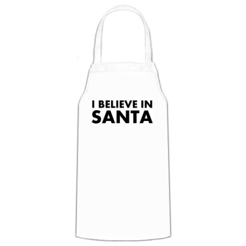 Фартук I believe in Santa