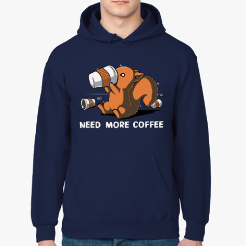 Толстовка худи Squirrel & caffeine