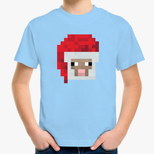 Детская футболка Знаменитая овечка из Minecraft