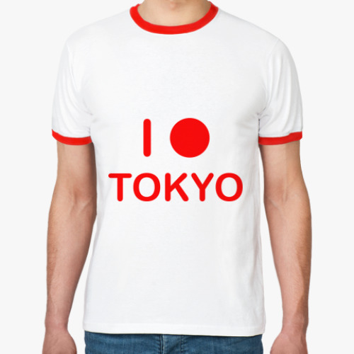 Футболка Ringer-T I Love Tokyo