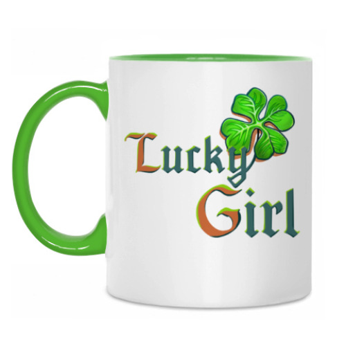 Кружка Lucky Irish girl