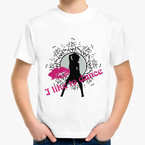 Детская футболка I like to dance