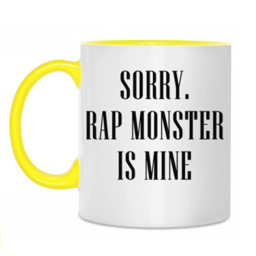 Кружка Sorry. Rap Monster is mine