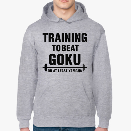 Толстовка худи Training to beat Goku