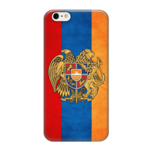 Чехол для iPhone 6/6s Армянский флаг и герб