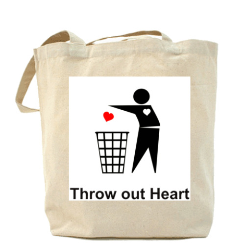 Сумка шоппер Throw out Heart