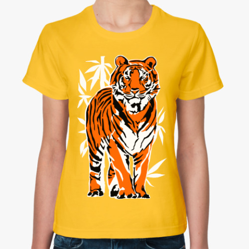 Женская футболка Тигр