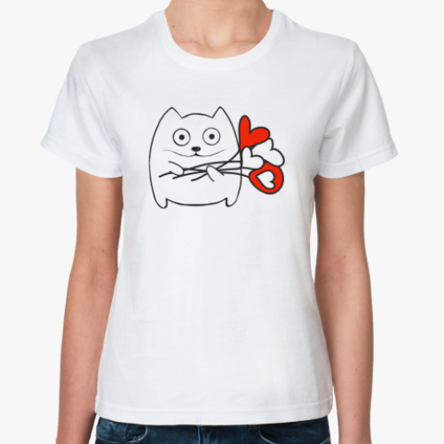 Классическая футболка Мартовский кот