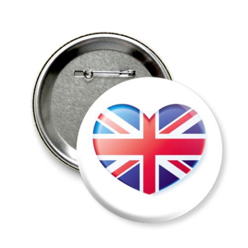 Значок 58мм England