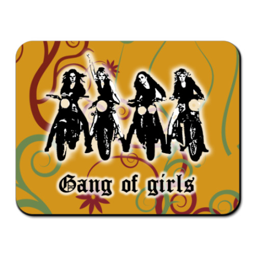 Коврик для мыши 'Gung of girls'