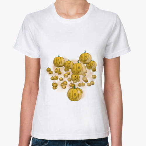 Классическая футболка Весёлый хэллоуин