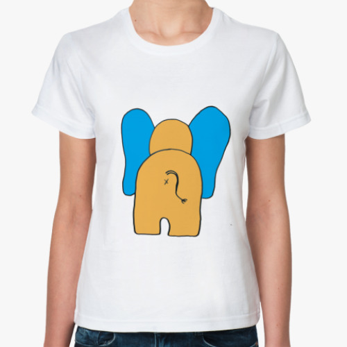 Классическая футболка   "Слоненок"