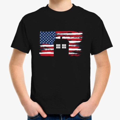 Детская футболка Tardis USA