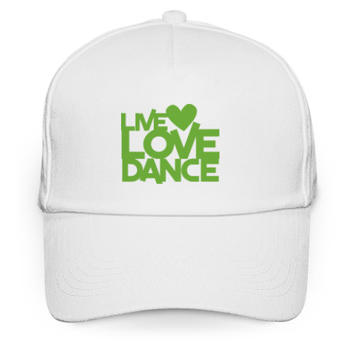 Кепка бейсболка Live Love Dance