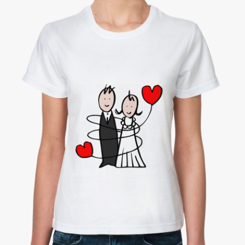 Классическая футболка wedding