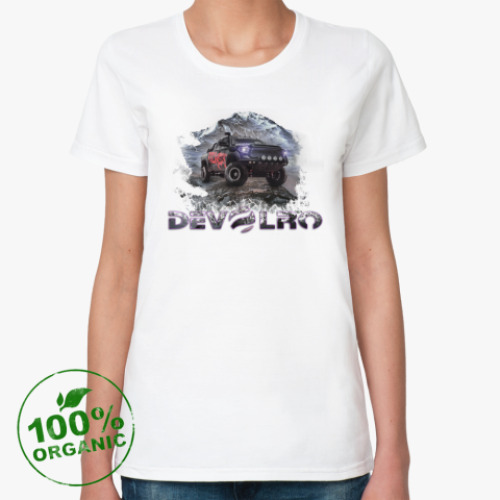 Женская футболка из органик-хлопка DEVOLRO