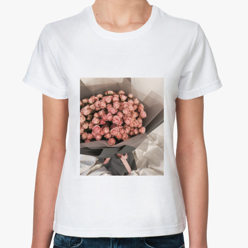Классическая футболка Букет роз