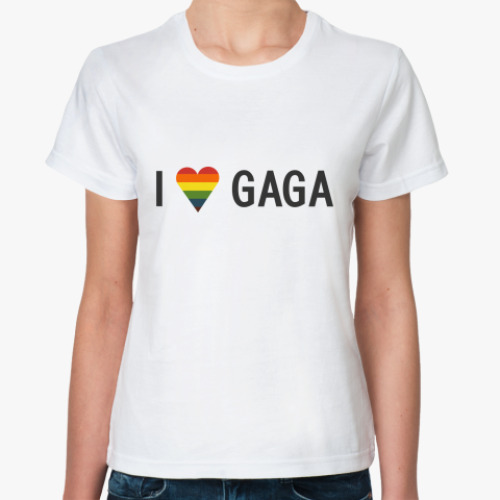 Классическая футболка LADY GAGA