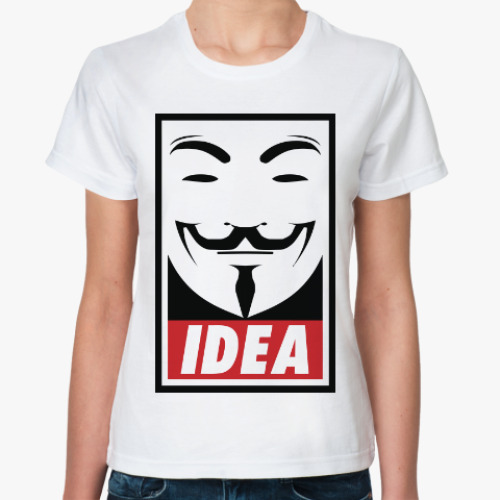 Классическая футболка Анонимус
