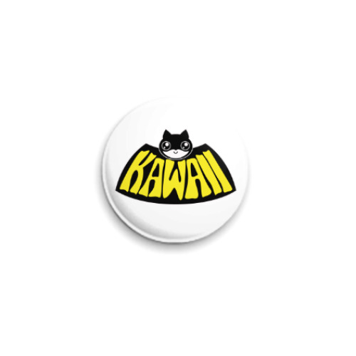 Значок 25мм Kawaii Batman
