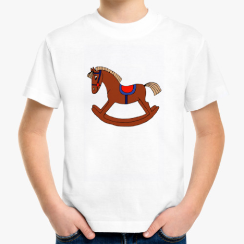Детская футболка Детская лошадка