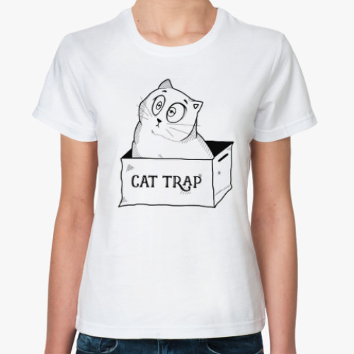Классическая футболка Ловушка для кота