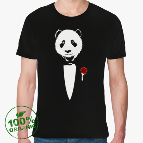 Футболка из органик-хлопка Panda Godfather