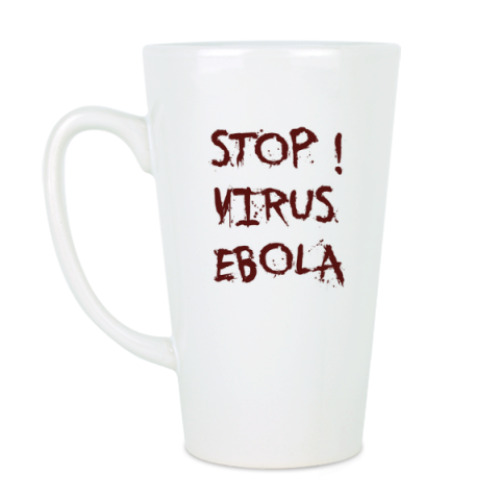 Чашка Латте Stop Virus Ebola