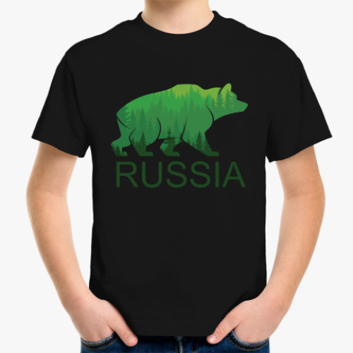 Детская футболка Россия, Russia