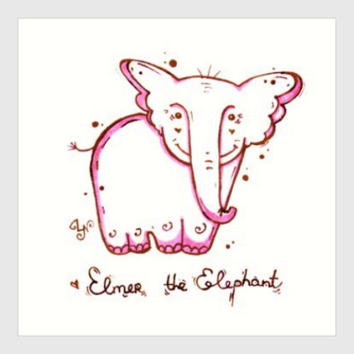 Постер Розовый слон