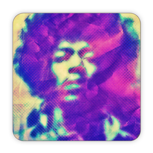 Костер (подставка под кружку) Jimi Hendrix