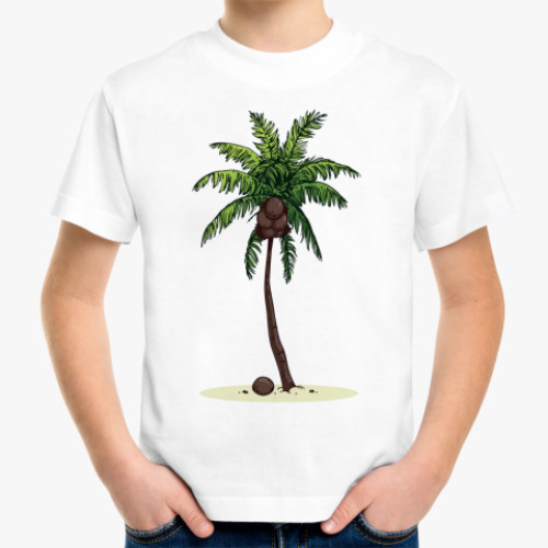 Детская футболка Кокосовая пальма