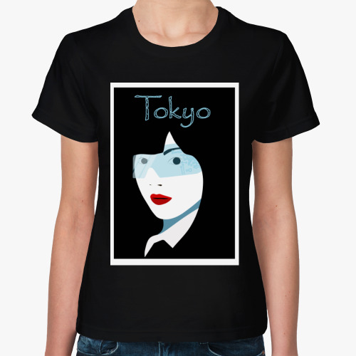 Женская футболка Девушка из Токио