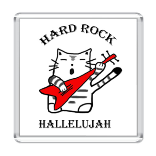 Магнит  Hard Rock Cat