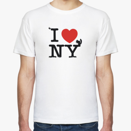 Футболка  I love NY