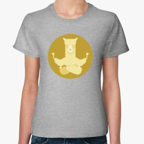 Женская футболка Animal Zen: A is for Alpaca